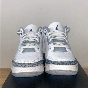Kids White and Gray Sneakers
